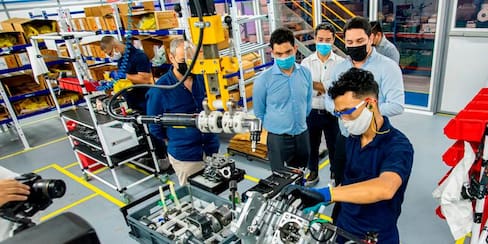 Motores para motocicletas se producen en Cartagena