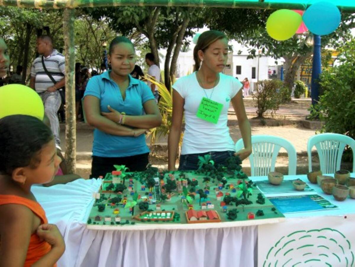En la Feria participaron los aprendices del Programa Jóvenes Rurales del Sena Regional Bolívar. CORTESÍA