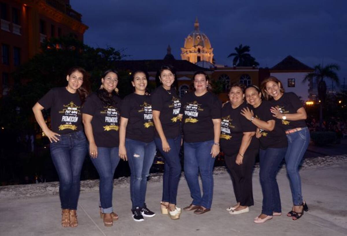 Luz Marina González, Claudia Álvarez, Yolima Escamilla, Yolima Vargas, Olga González, Indira Amell, Dubys Alcázar y Alexandra Cedeño. COLPRENSA