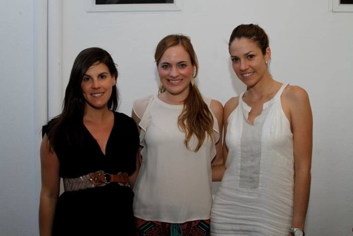 Andrea Echavarría de Araújo, Viviana Rengifo y Any Uribe.