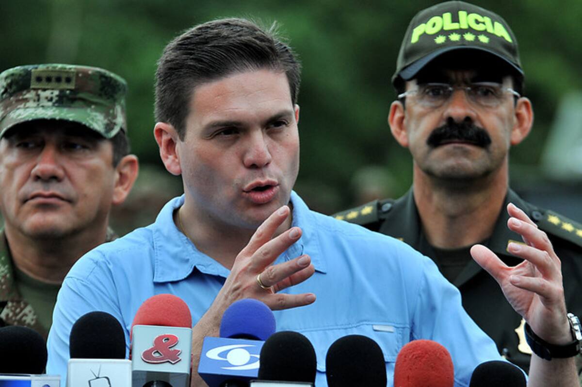 Juan Carlos Pinzón, ministro de Defensa. COLPRENSA