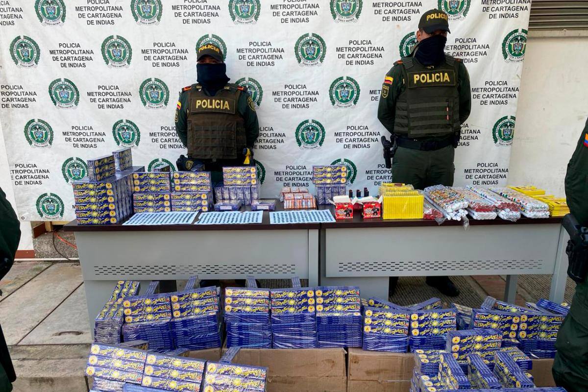 Decomisan pólvora en el Mercado de Bazurto y Turbaco