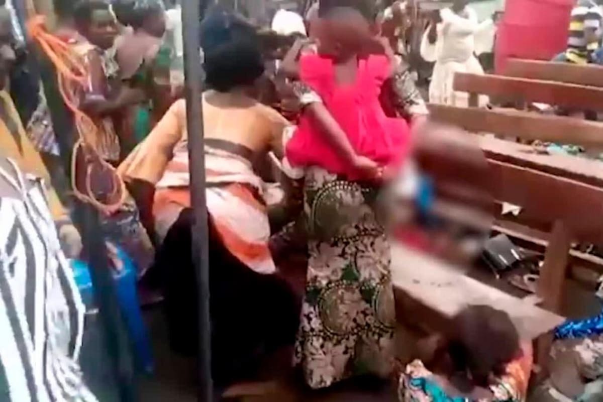 Video: lanzan bomba contra iglesia evangélica, hay 13 muertos