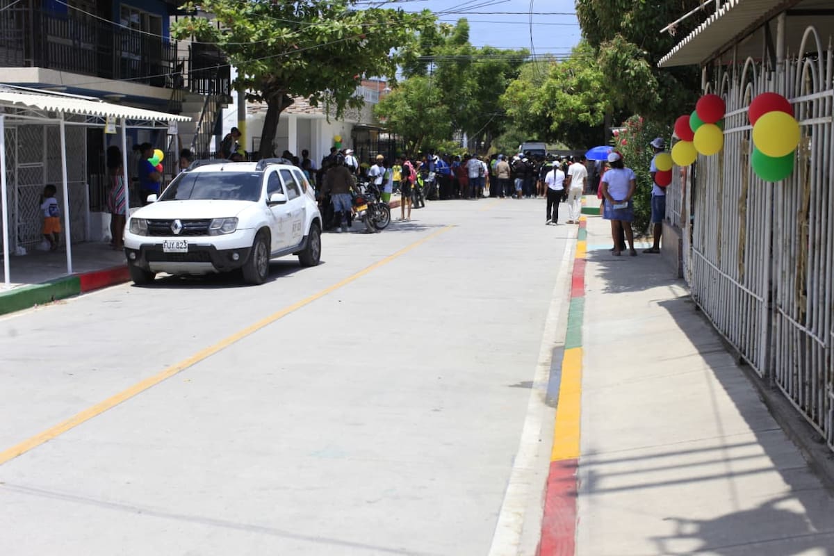 Así quedó la nueva Carrera 15 del barrio 7 de Agosto