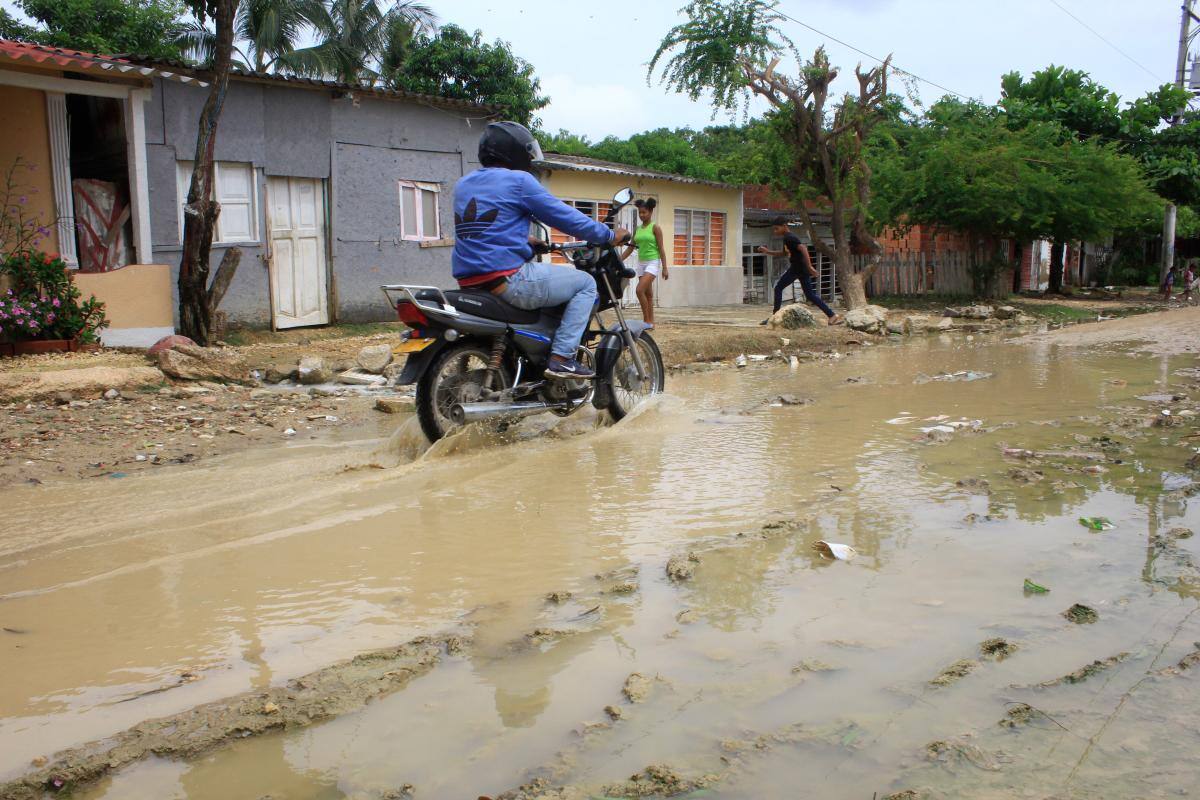 La realidad de los barrios cuando llueve en Cartagena