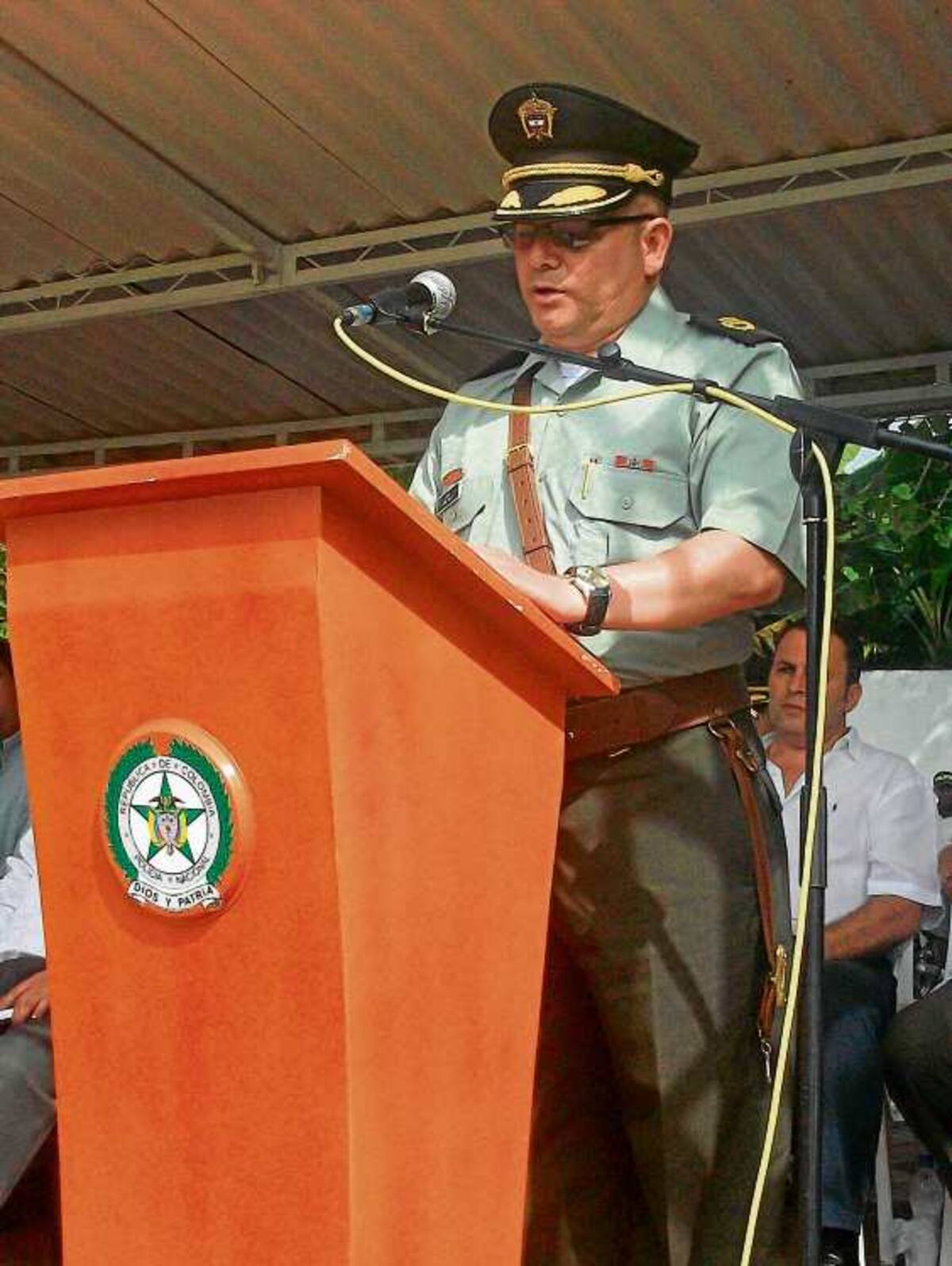 El nuevo Comandante de Policía en Córdoba, Jaime Ávila Ramírez. El Universal