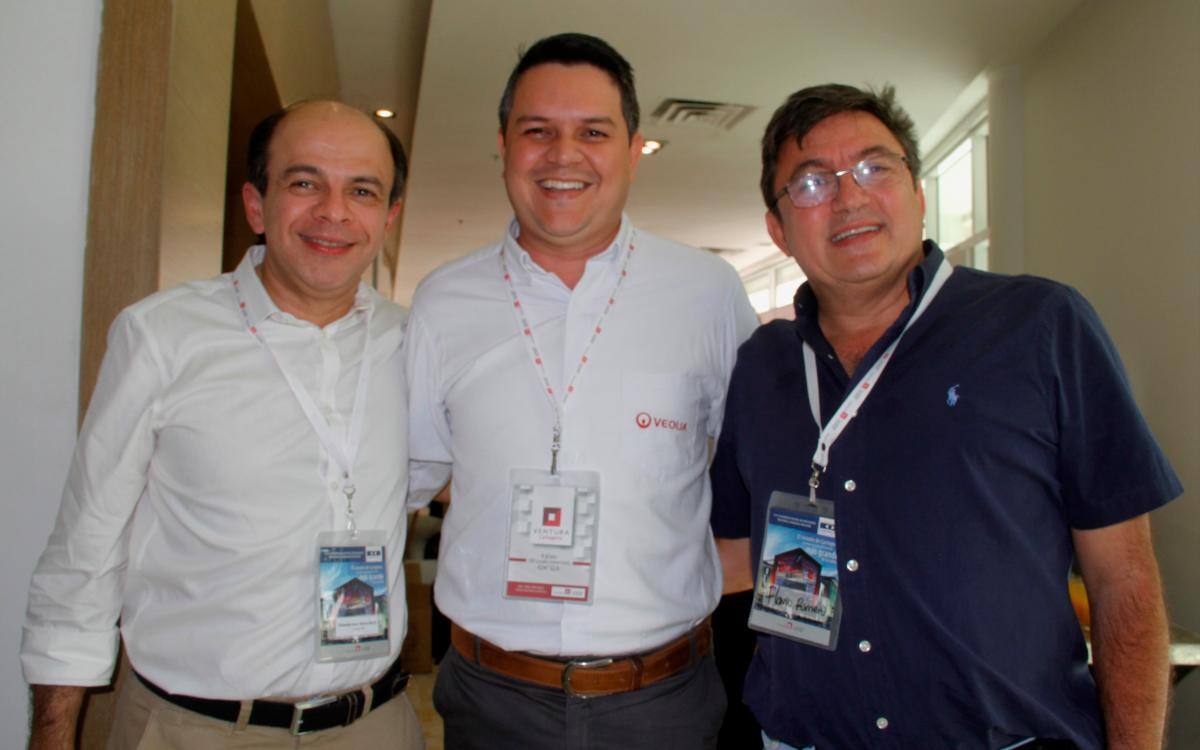 Orlando Rivero, Juan Torres y Falvio Romero.