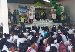 “Regreso a clases seguro”, plan que lanzó la Policía Nacional desde Arjona