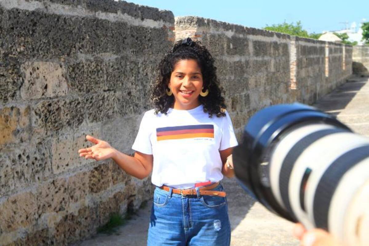 La youtuber que enseña sobre el patrimonio de Cartagena