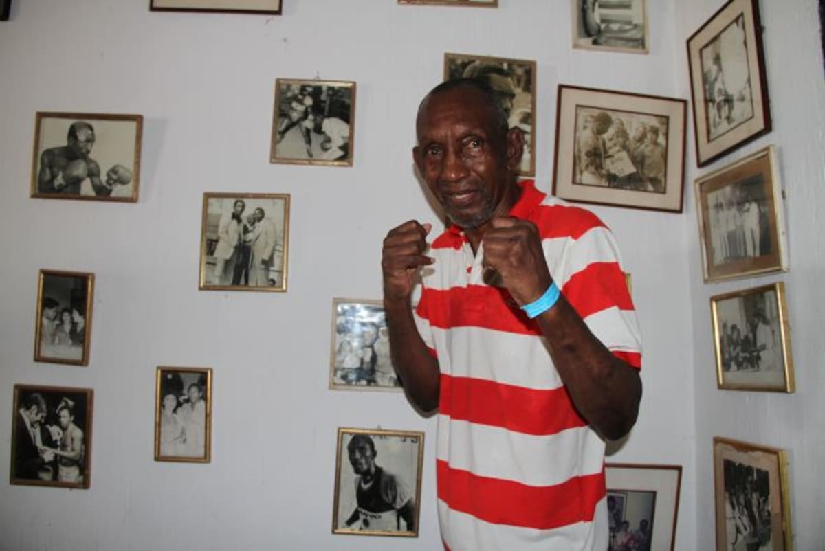 Antonio Cervantes "Kid Pambelé", el más grande boxeador de Colombia. Zenia Valdelamar/El Universal