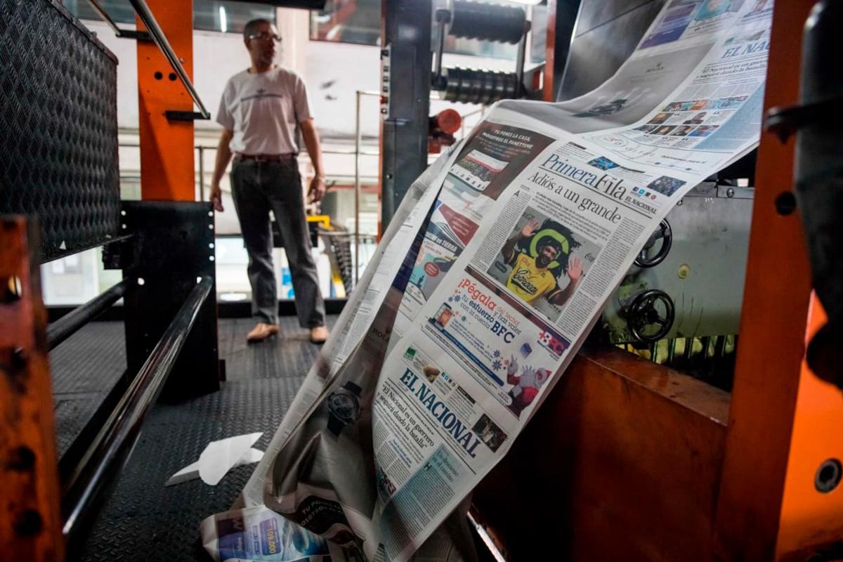 Diario venezolano El Nacional volverá al formato impreso a partir de agosto