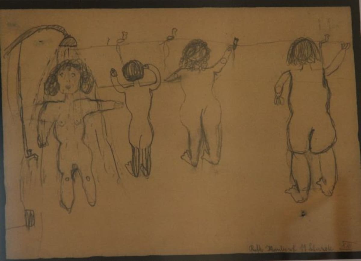 Lápiz sobre papel.