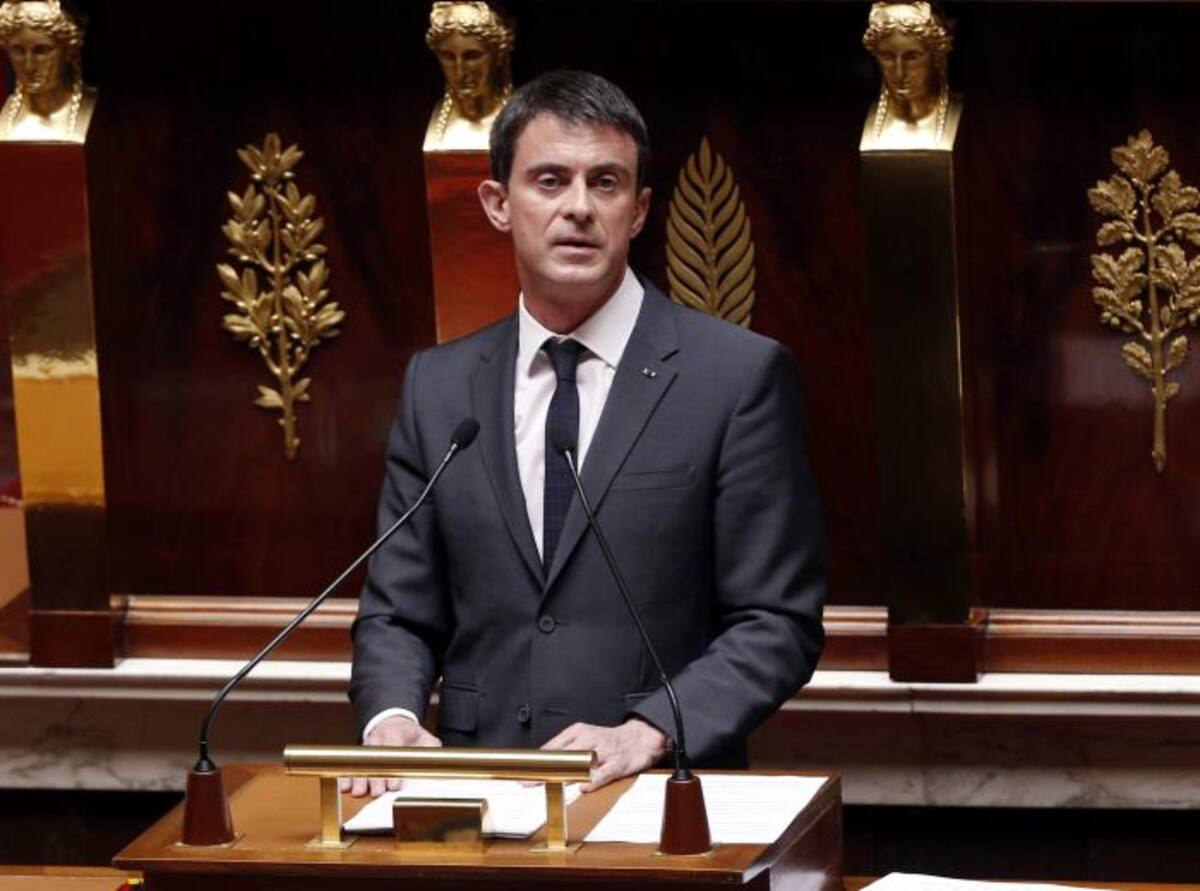 Manuel Valls, primer ministro de Francia. AFP
