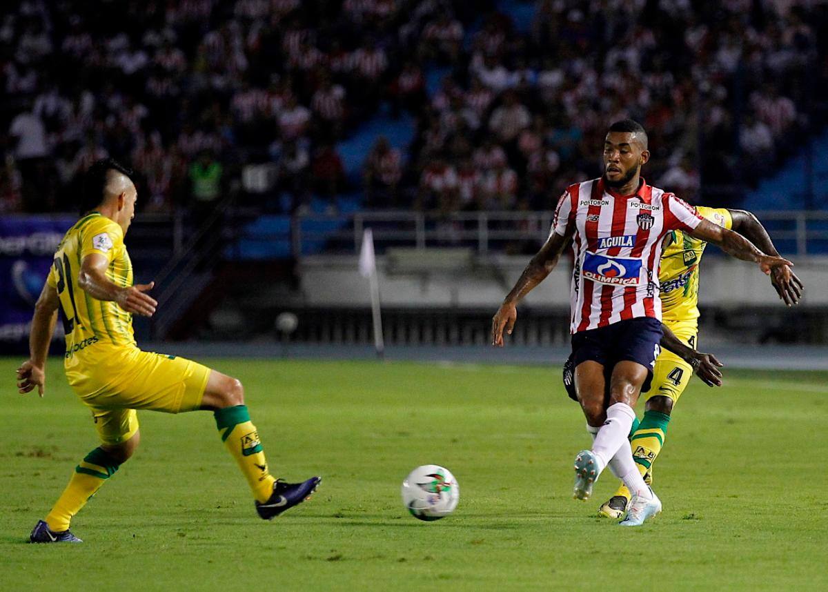 Las anotaciones el equipo barranquillero fueron obra de Edwuin Cetré y David Murillo. // Greisy Bettin.