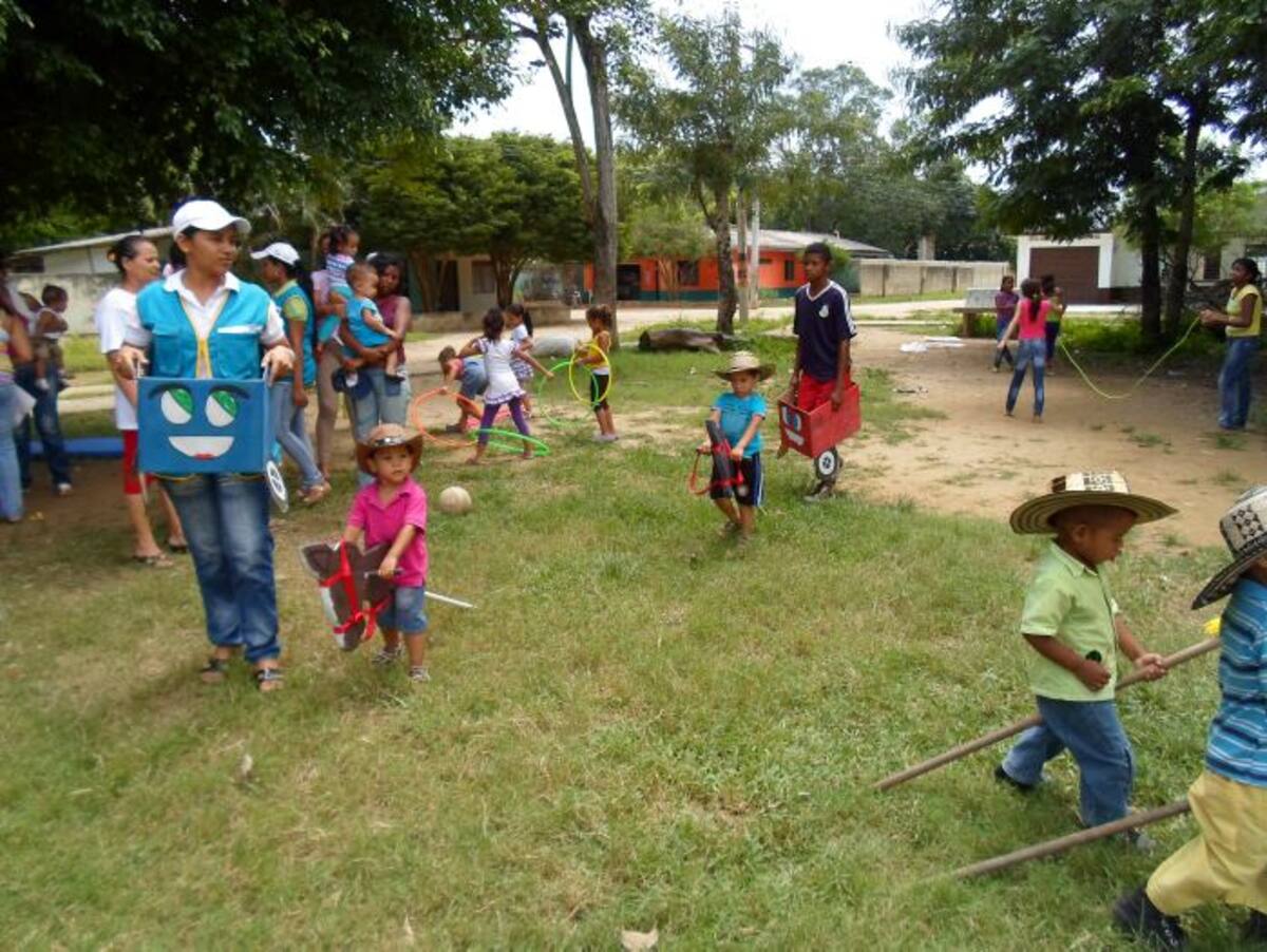 Rescatar las rondas infantiles, principal objetivo de la jornada cultural. CORTESÍA