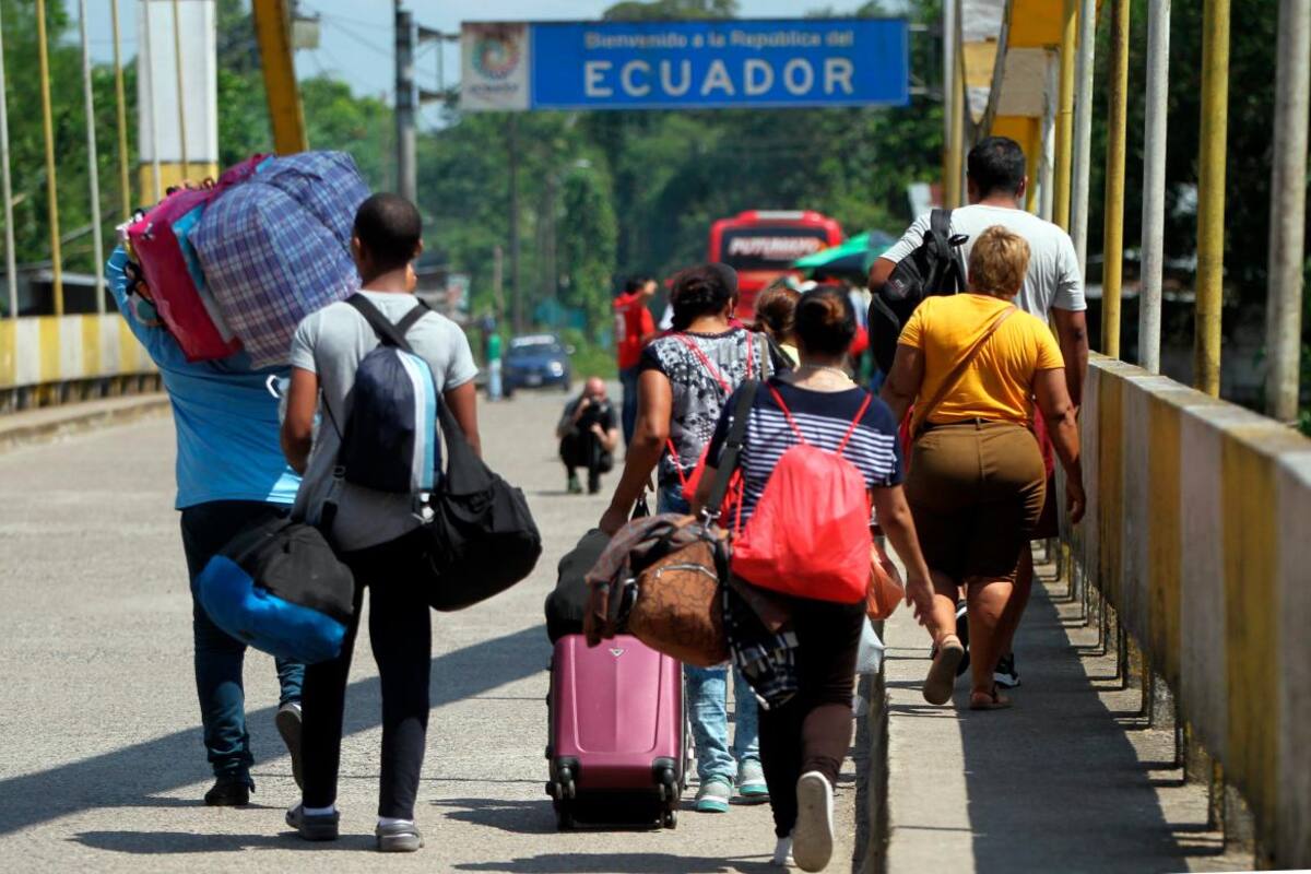 Colombia activa contingencia por migrantes venezolanos que no pudieron pasar a Ecuador