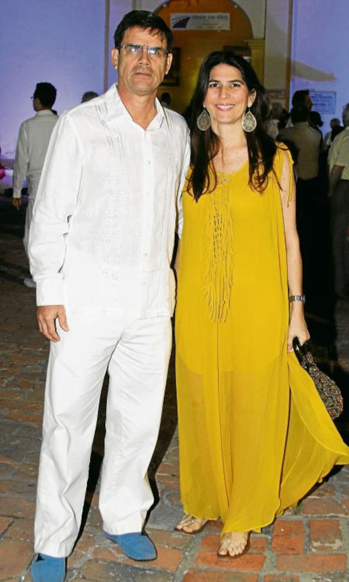 Carlos Echeverría y Gloria Gedeón de Echeverría.
