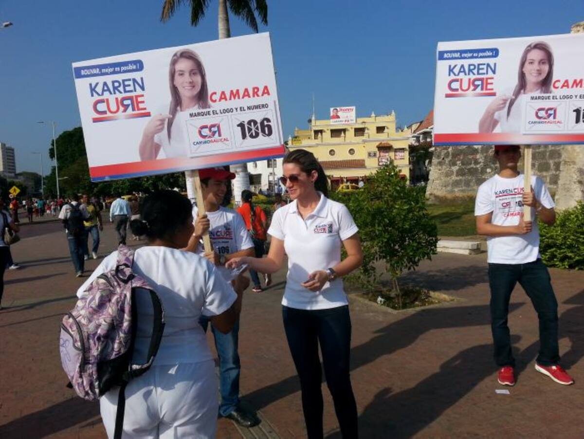 Karen Cure aspirante a la Cámara por Cambio Radical. ARCHIVO