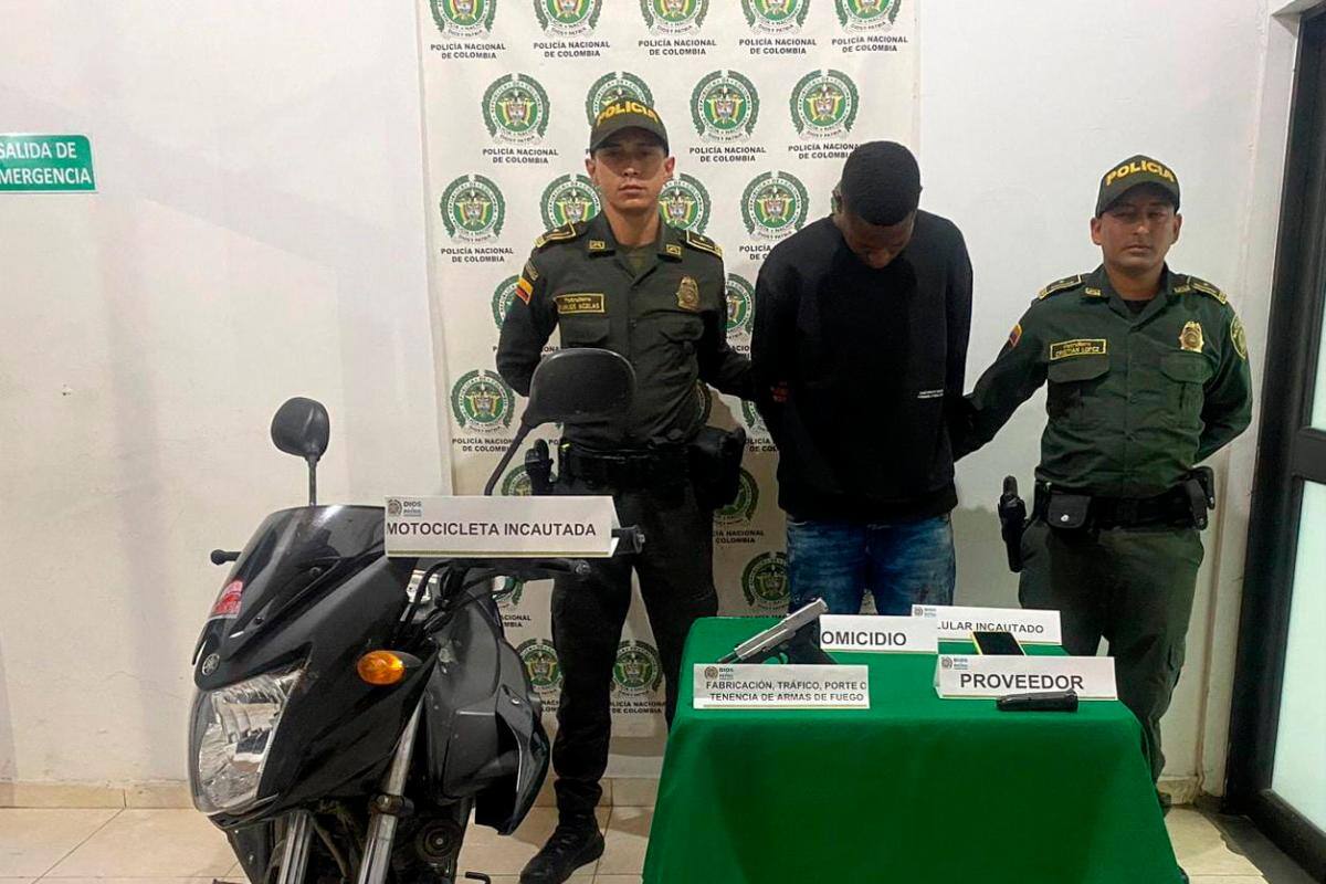Así cayó el supuesto homicida de un hombre en la vía pública