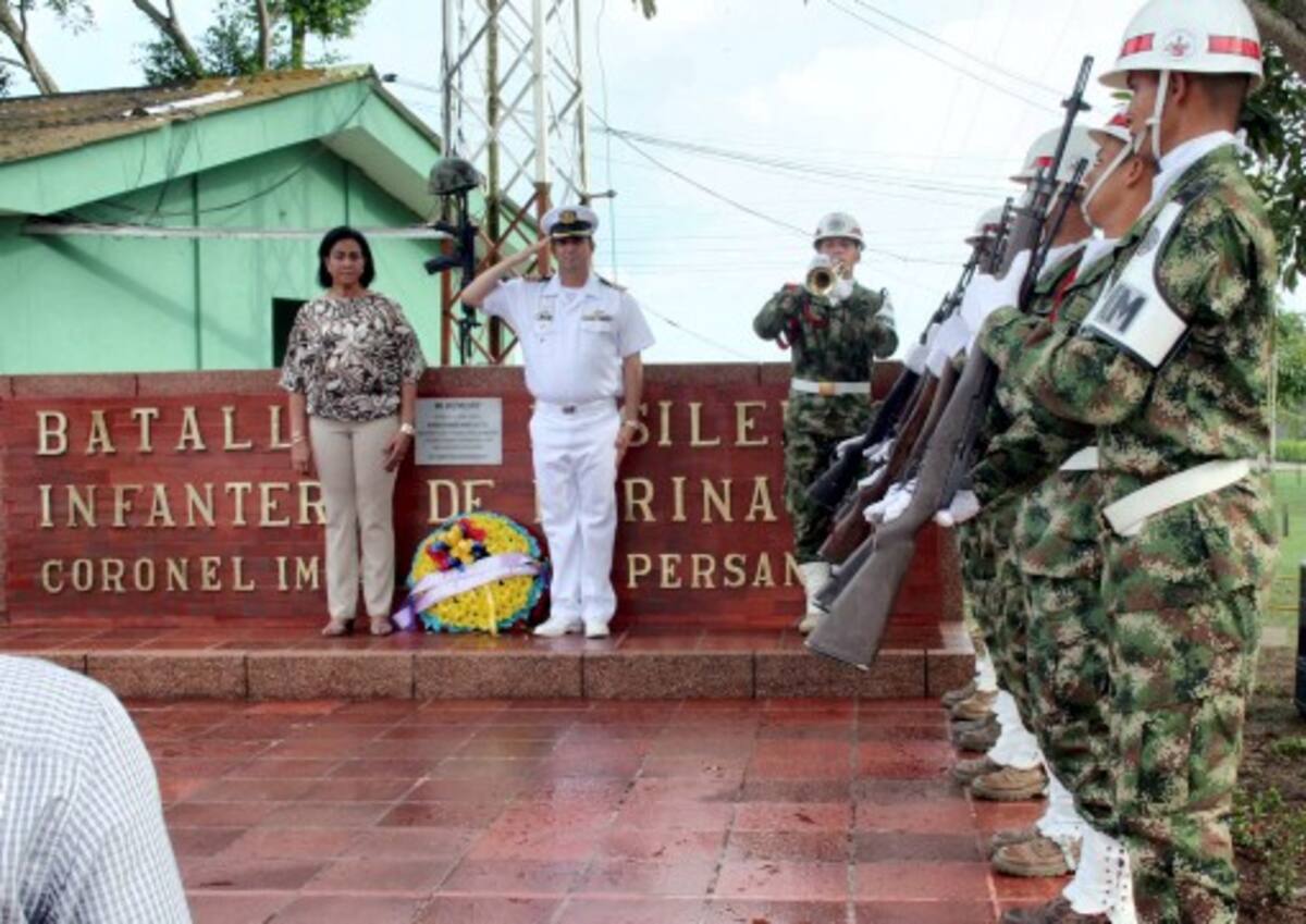 Con los honores a Persand Barnes, también se recordó a los demás soldados y civiles muertos en ese ataque de la guerrilla.