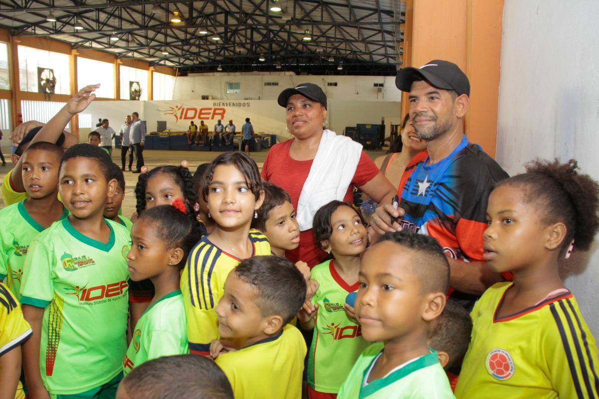 Los menores estuvieron atentos a las enseñanzas de este deporte. //Luis herrán/el universal