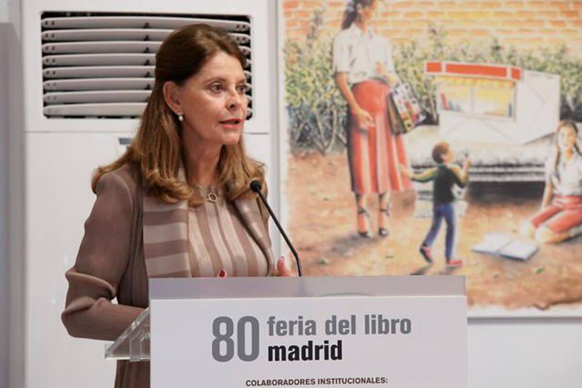 Vicepresidenta Marta Lucía Ramírez participó en la Feria del Libro de Madrid