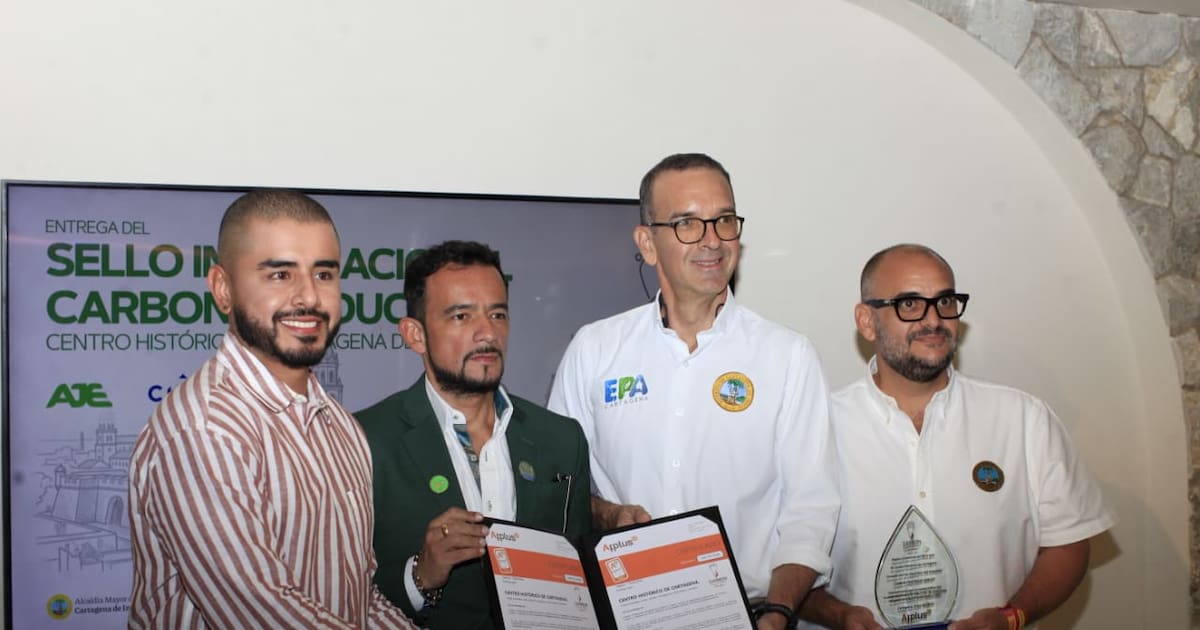 Cartagena, primera ciudad del mundo en obtener Sello Carbon Footprint Reduced