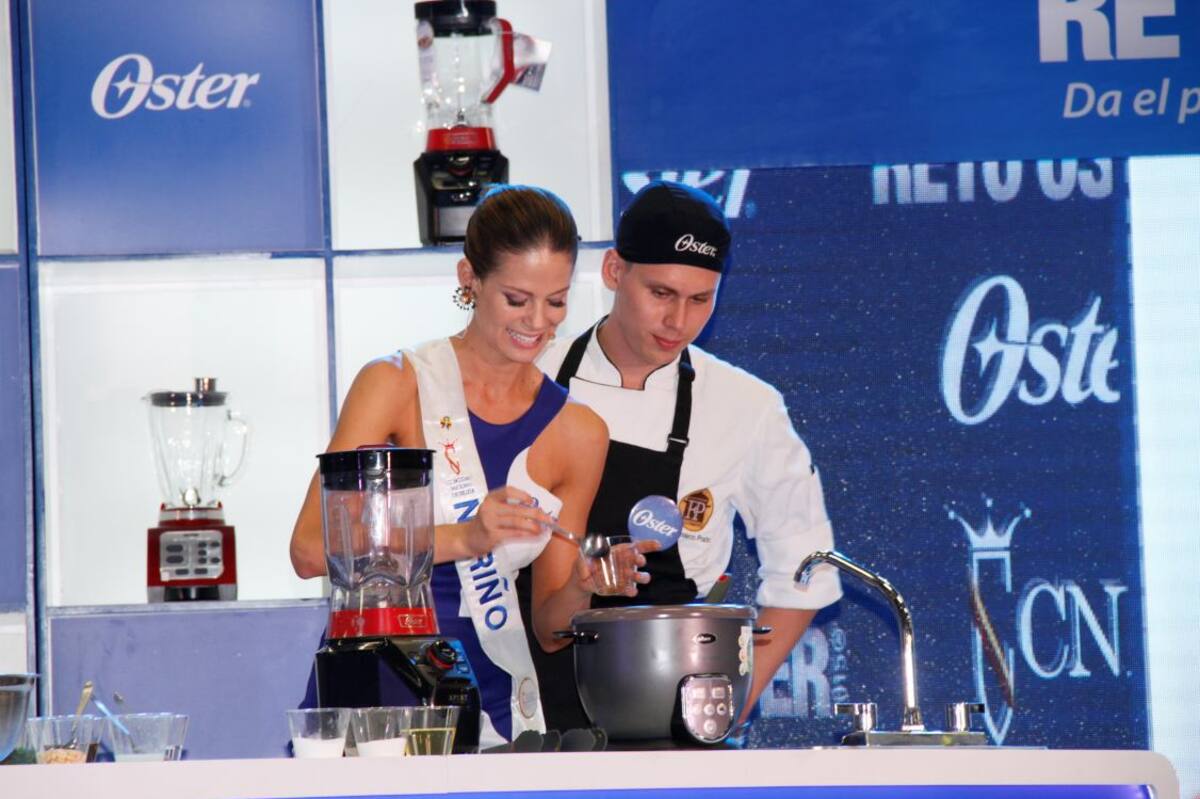 Leydi Carvajal, Señorita Nariño, ganó el Reto Oster 2015. ZENIA VALDELAMAR