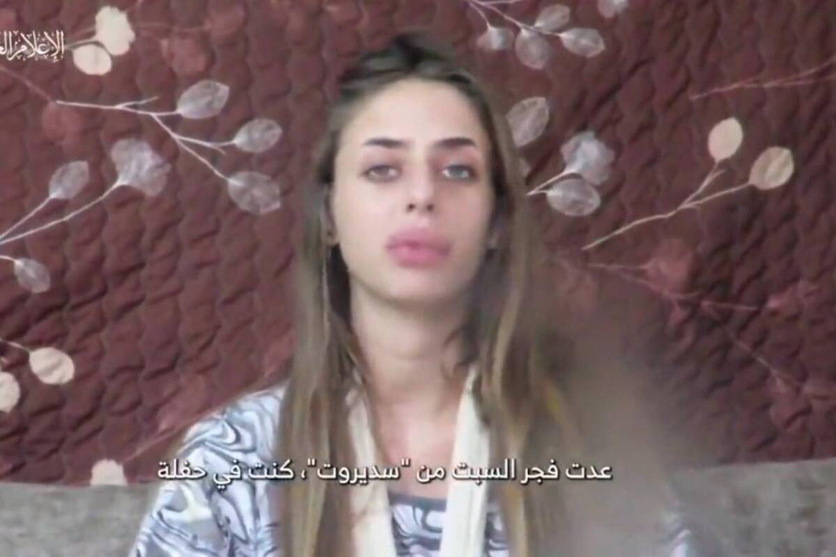 Atención: Hamás publica video de una rehén israelí