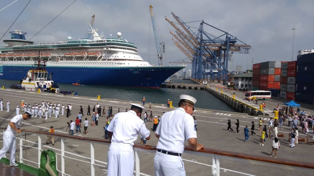 Arrancaron a navegar las hermosas embarcaciones de vela del Sail Cartagena 2018. Luis Eduardo Aparicio. EL UNIVERSAL.