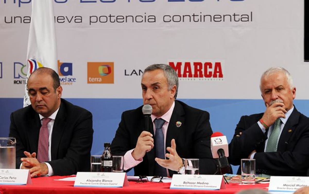 En el Comité Olímpico Colombiano se llevó a cabo un foro con la presencia del presidente del Comité Olímpico Español, Alejandro Blanco, y el de Colombia, Baltazar Medina. COLPRENSA