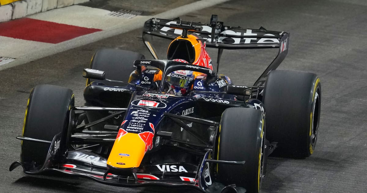 Max Verstappen saldrá primero en el sprint del Gran Premio de Singapur