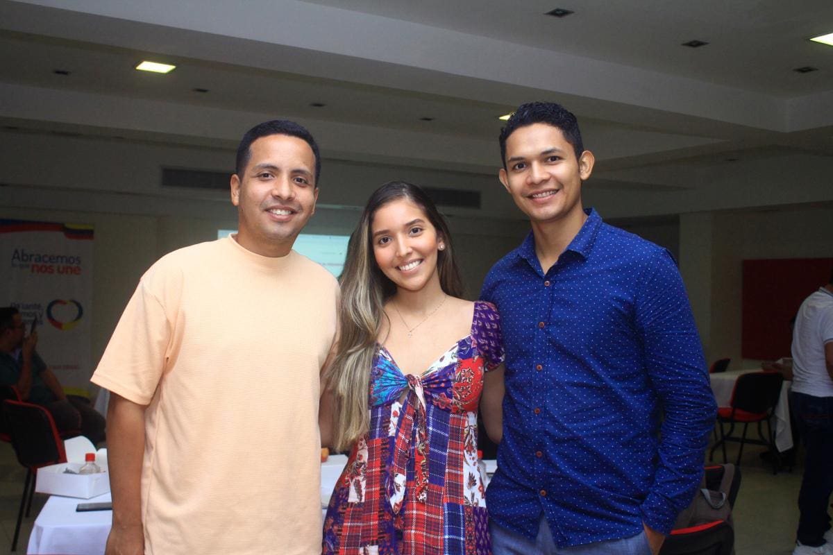 Omar Carrasquilla, Lorna Aragón y Jonás Almanza.