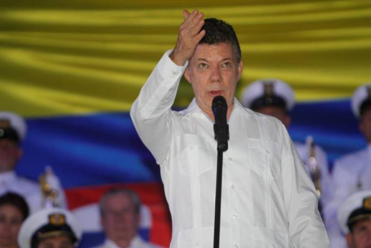 Juan Manuel Santos, presidente de la República.