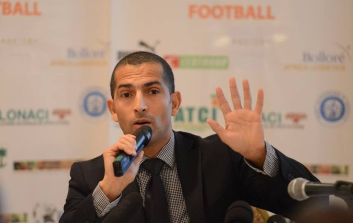 Sabri Lamouchi, seleccionador de Costa de Marfil. AFP ISSOUF SANOGO