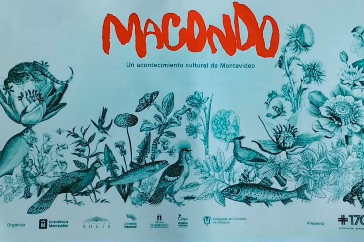 Homenaje a García Márquez en el Teatro Solís de Montevideo