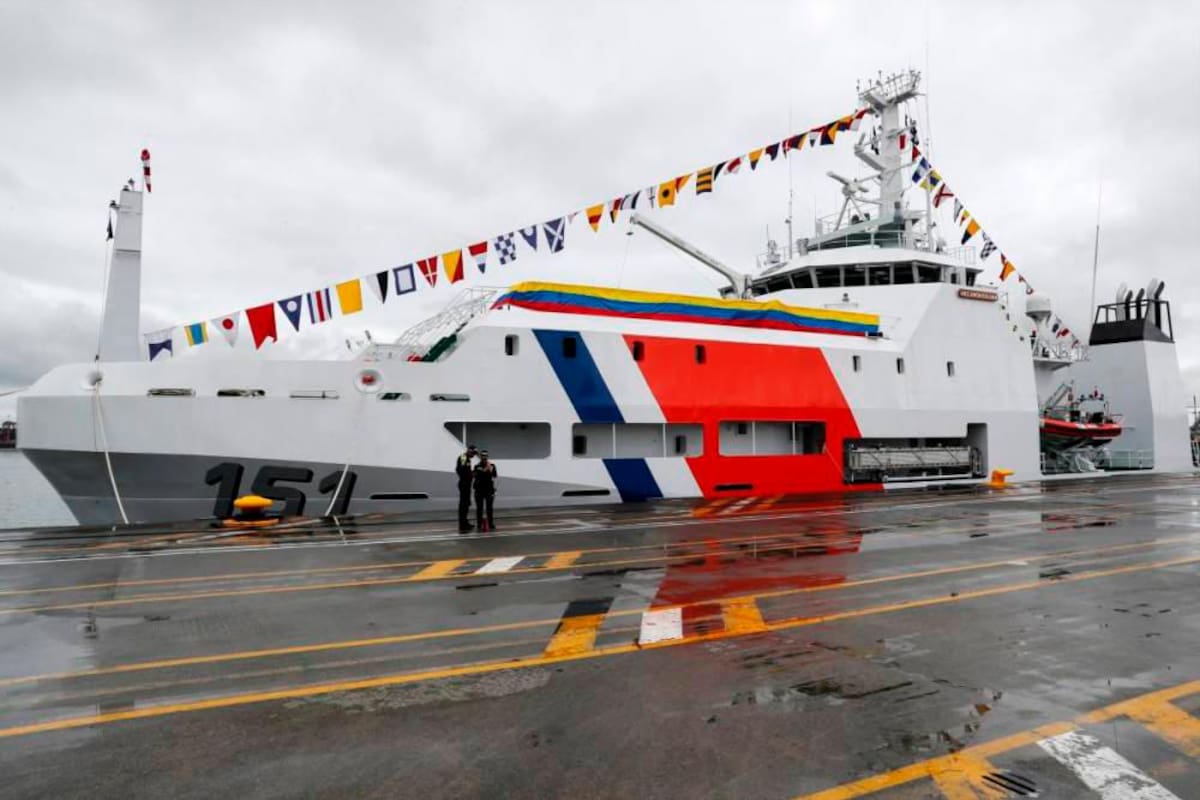 Buque construido en Cartagena llega a Chile para expedición en la Antártida
