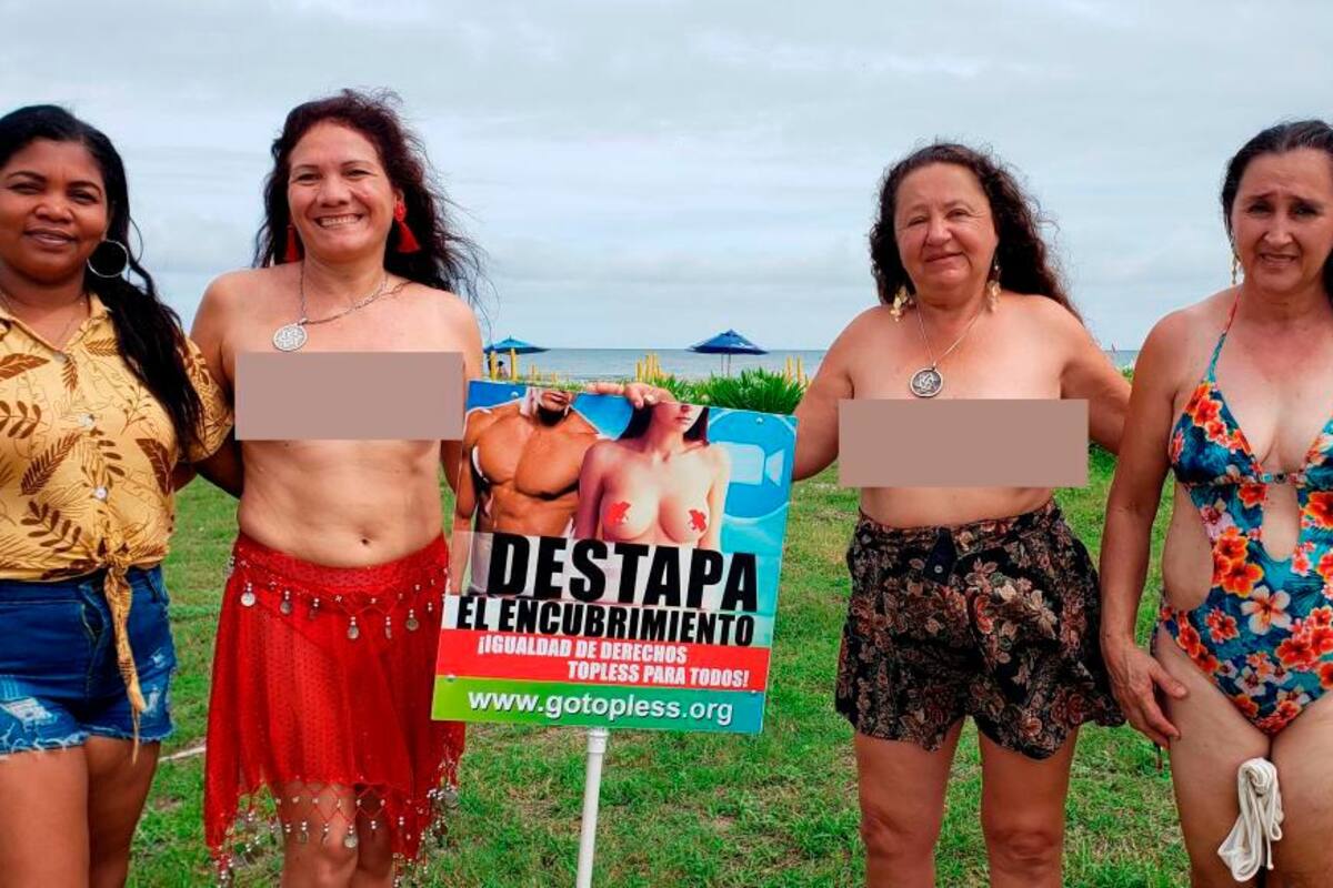 Topless en Cartagena y una religión a la espera de extraterrestres