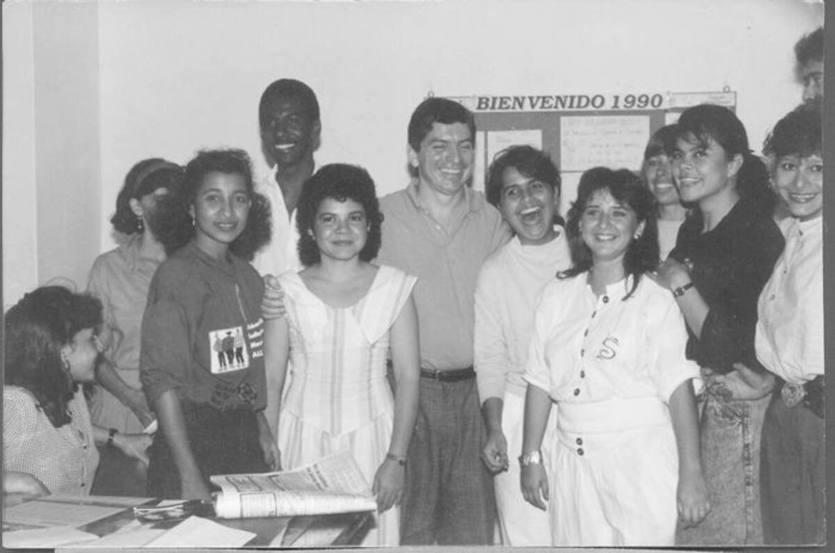 El expresidente Cesar Gaviria junto a los periodistas de El Universal El Universal