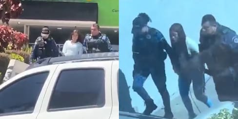 Epa Colombia fue trasladada esposada y encadenada a sus audiencias en Ibagué