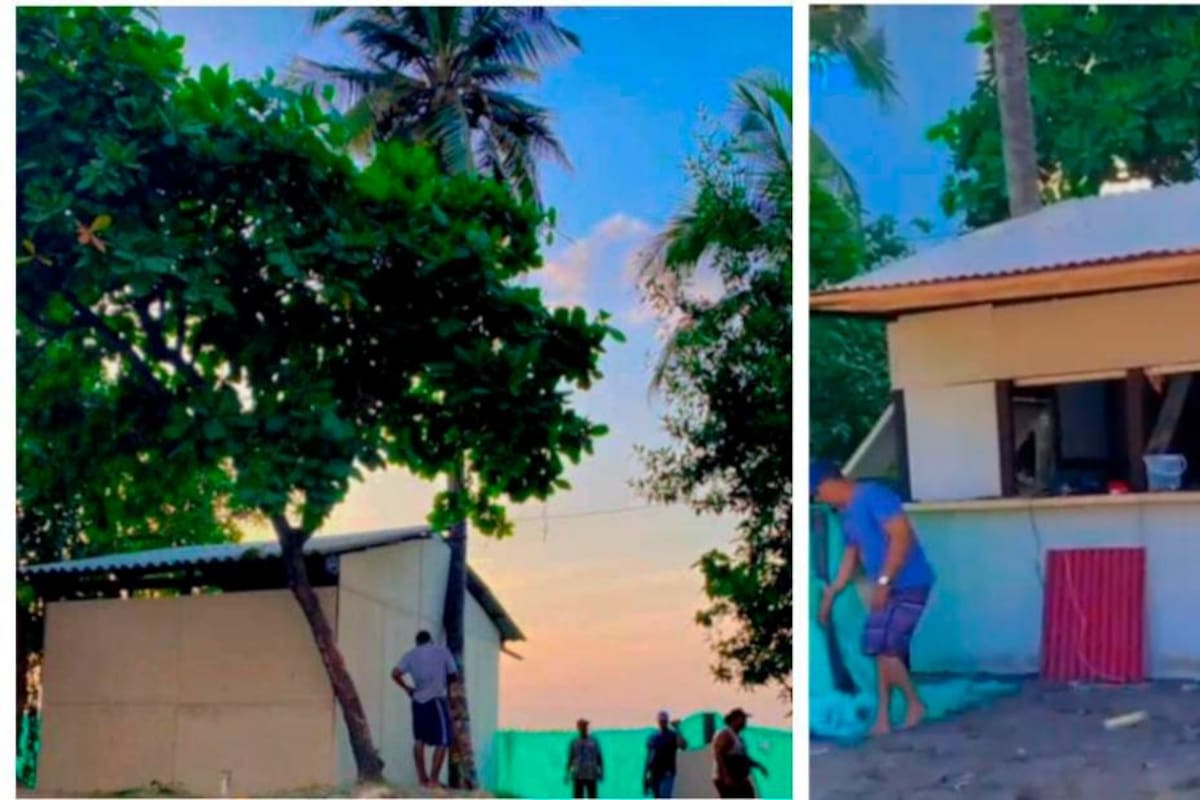 Video: La polémica reconstrucción de “una casa” en playas de Bocagrande