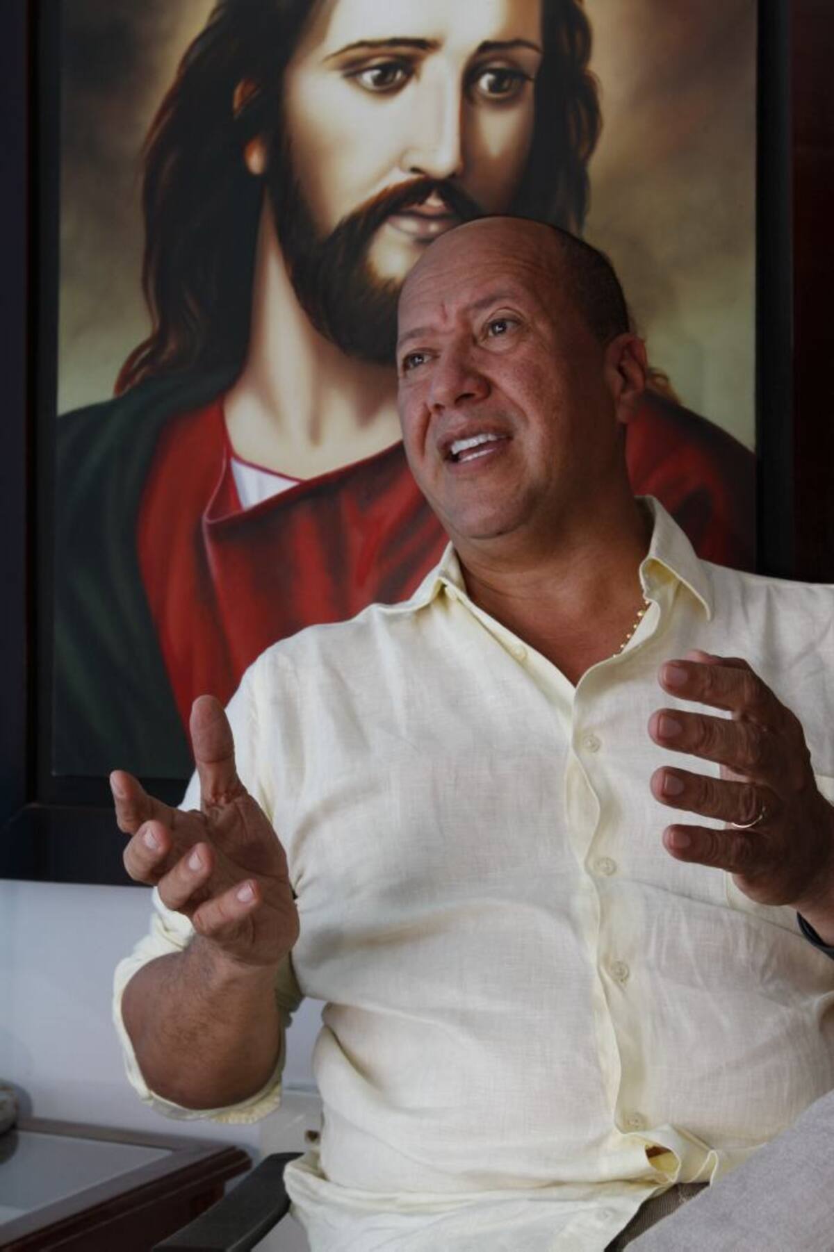 Rafael Gómez Caraballo, alcalde de Santa Rosa de Lima. El mandatario anunció que se notificará hoy mismo ante la Procuraduría. Archivo