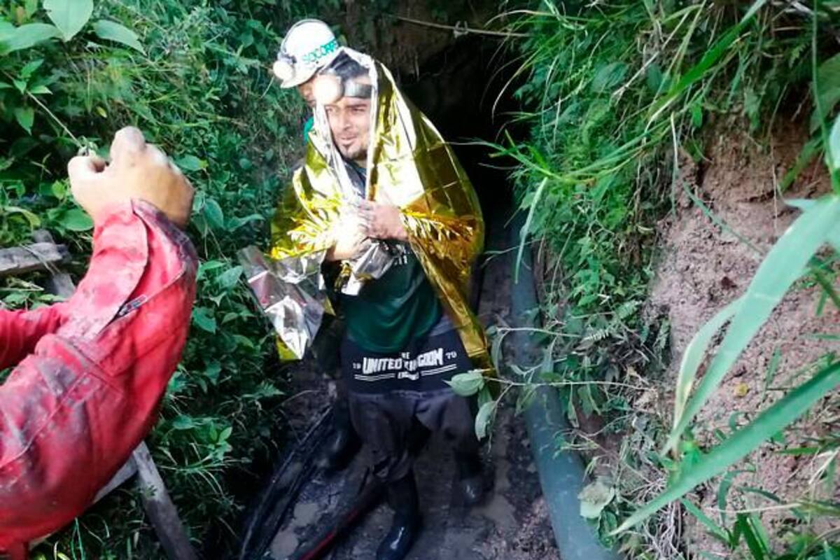 Rescatan con vida a cinco trabajadores en mina de Amagá, Antioquia