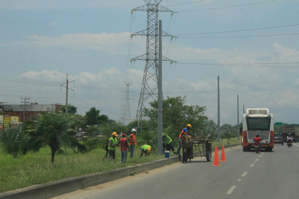 La Cordialidad, a la altura de El Pozón, quedará completamente iluminada