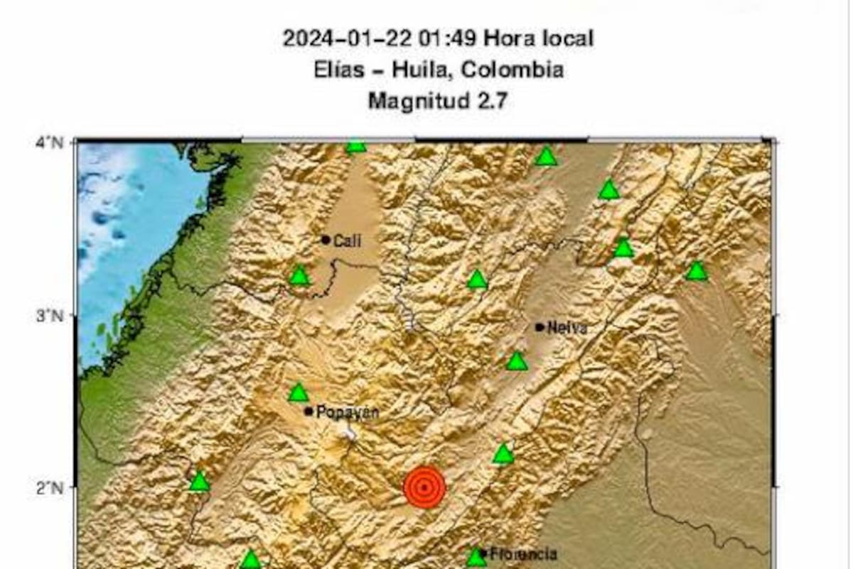 Volvió a temblar en Colombia: se presentó nuevo sismo en Huila