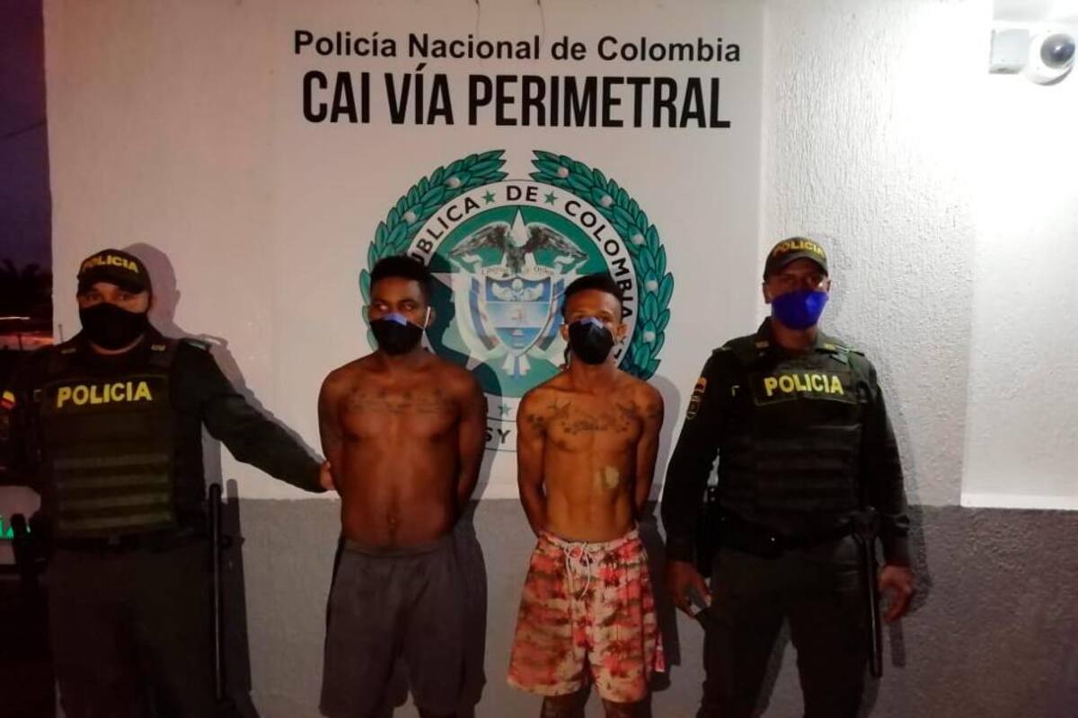Dos capturados por asesinato de joven en el barrio El Líbano