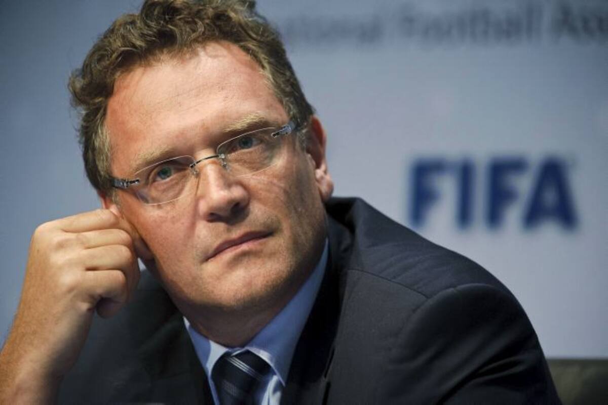 Jerome Valcke, secretario general de la Fifa. AFP SEBASTIEN BOZON