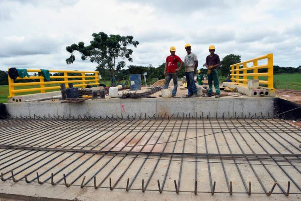 Diferentes carreteables están siendo recuperados por el Gobierno Departamental. cortesía