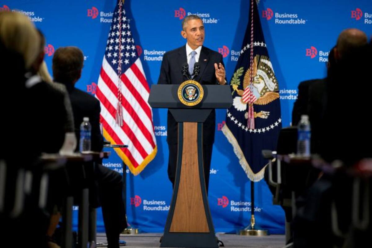"Tengo confianza en que podremos alcanzarlo, y que lo podremos lograr este año", dijo Obama ante líderes empresariales en Washington. AP