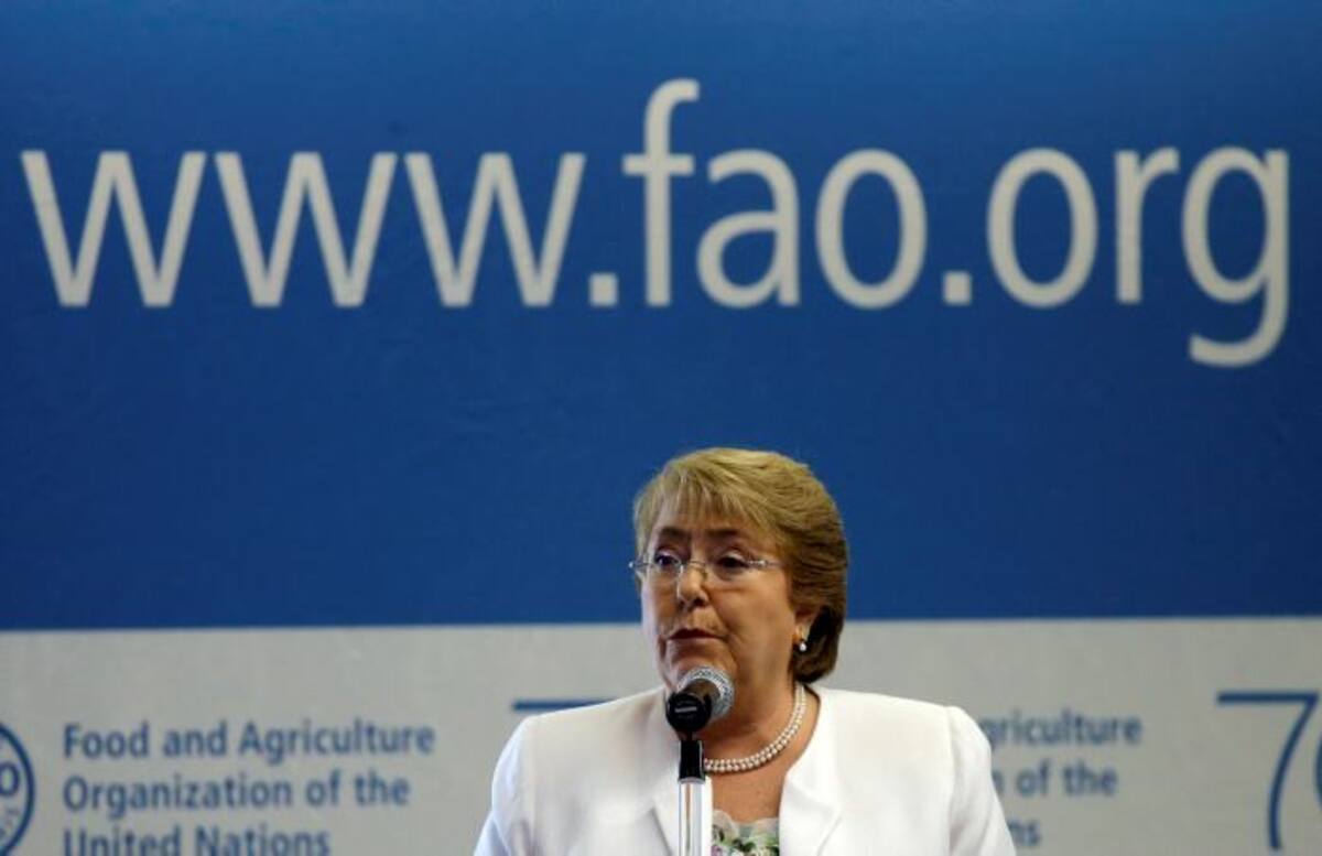 Michelle Bachelet, presidente de Chile. AP Gregorio Borgia